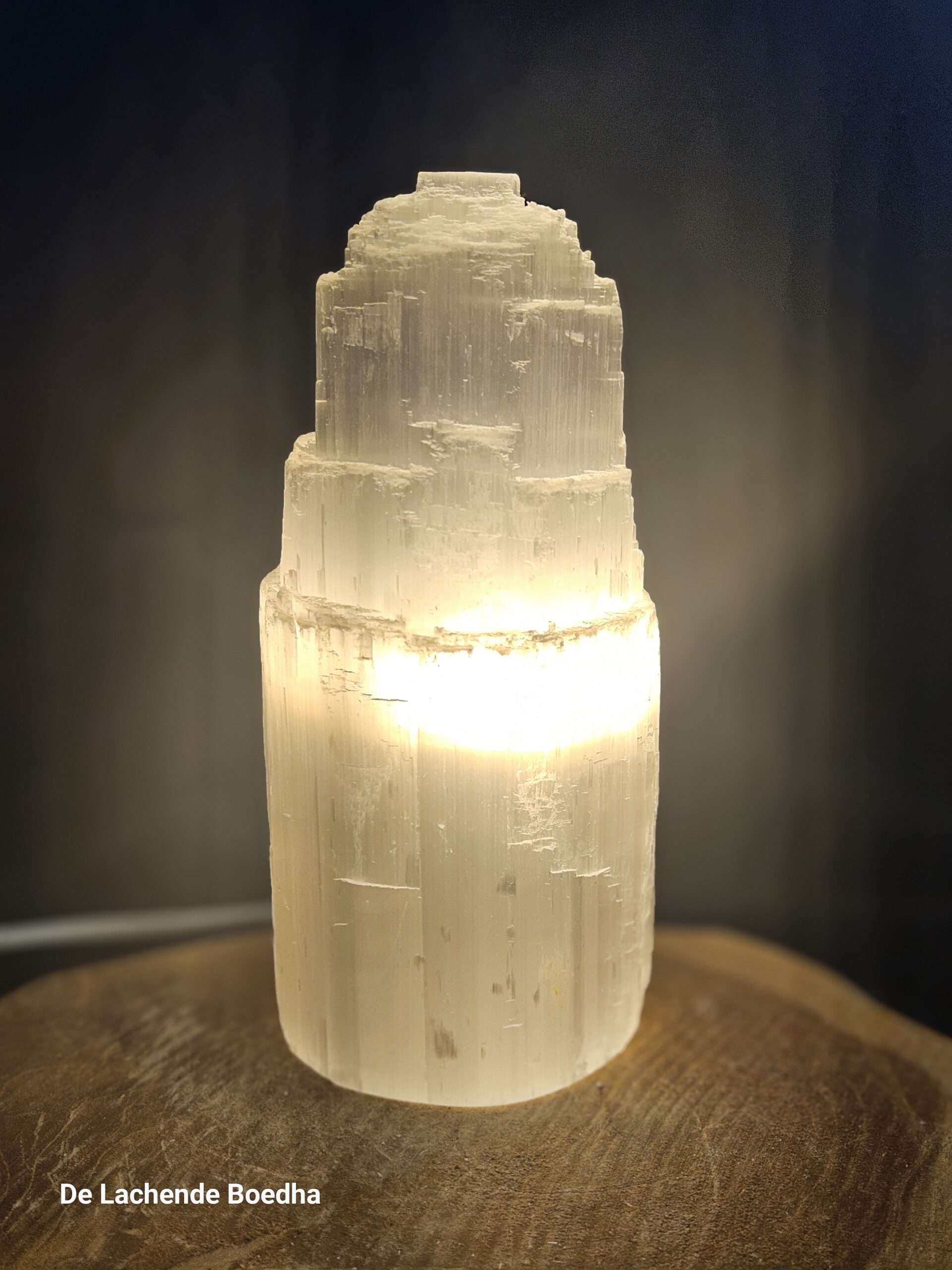 Seleniet ijsberg lamp ±30x9 cm | De Goudsbloem